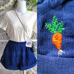 ♡Embroided Carrot Shorts♡